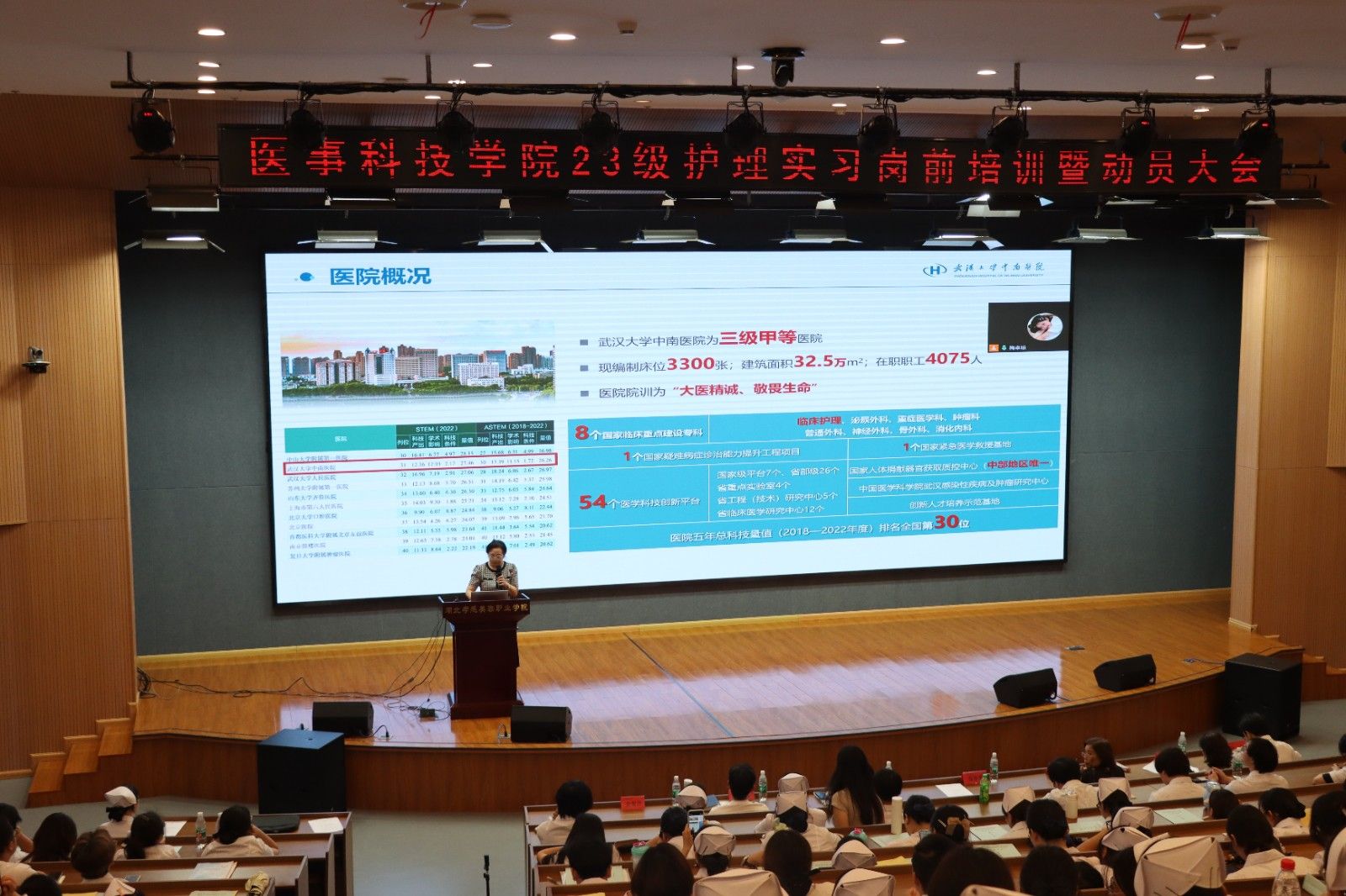 武汉大学中南医院护理专家莅临美珈职院共话护理人文与沟通艺术